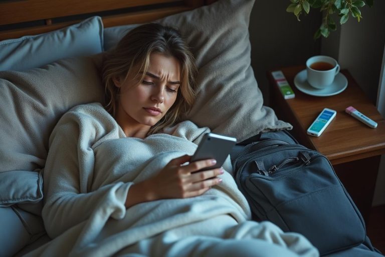 Comment dire que je serai absent aujourd’hui pour maladie ?