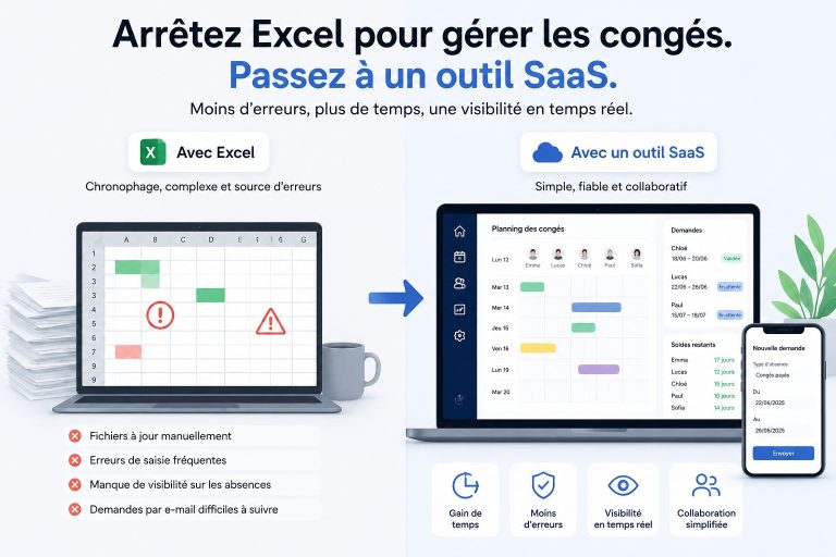 Pourquoi arrêter d’utiliser Excel pour gérer les congés ?
